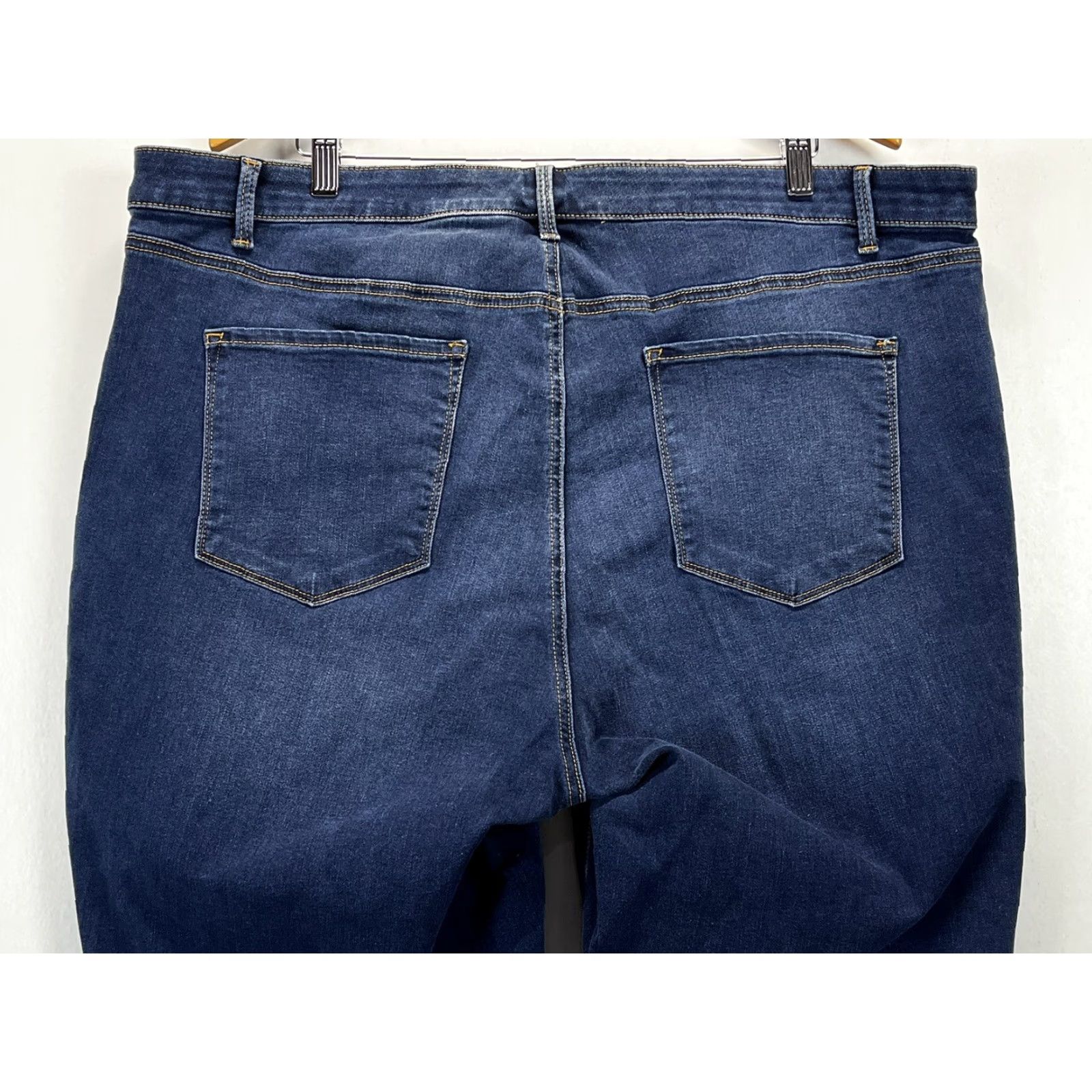 Talbots VINTAGE Talbots Women's Jeans Jegging Ankle Pants Plus 22W Medium Wash High Waist Pockets Size 40" / US 18 - 4 Thumbnail