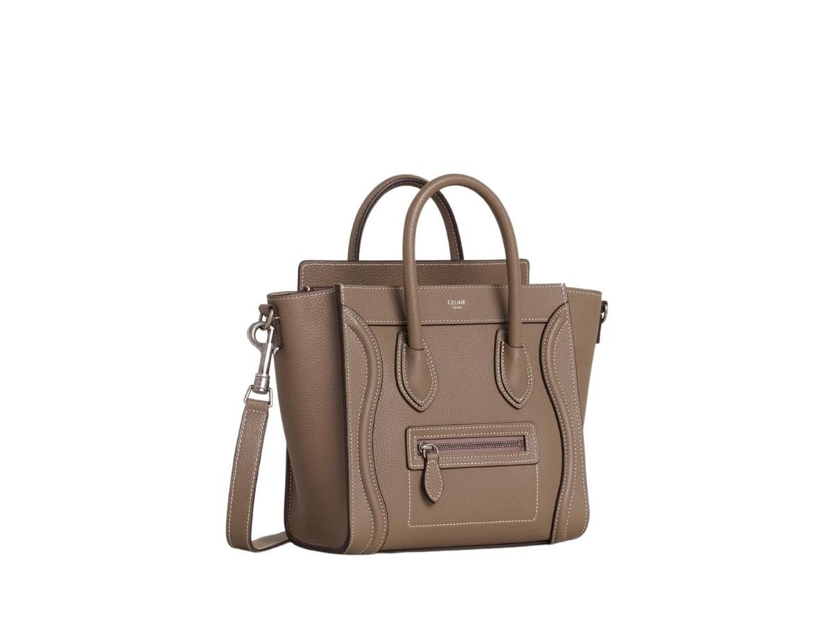 Celine o1w1db10426 Size: OS/Nano Luggage Bag in Grey Size ONE SIZE - 3 Thumbnail