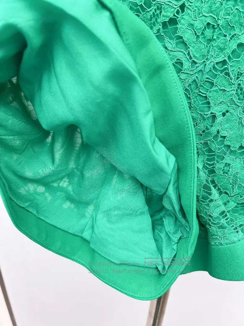 Other Valentino Green lace shorts Size 37" - 4 Thumbnail