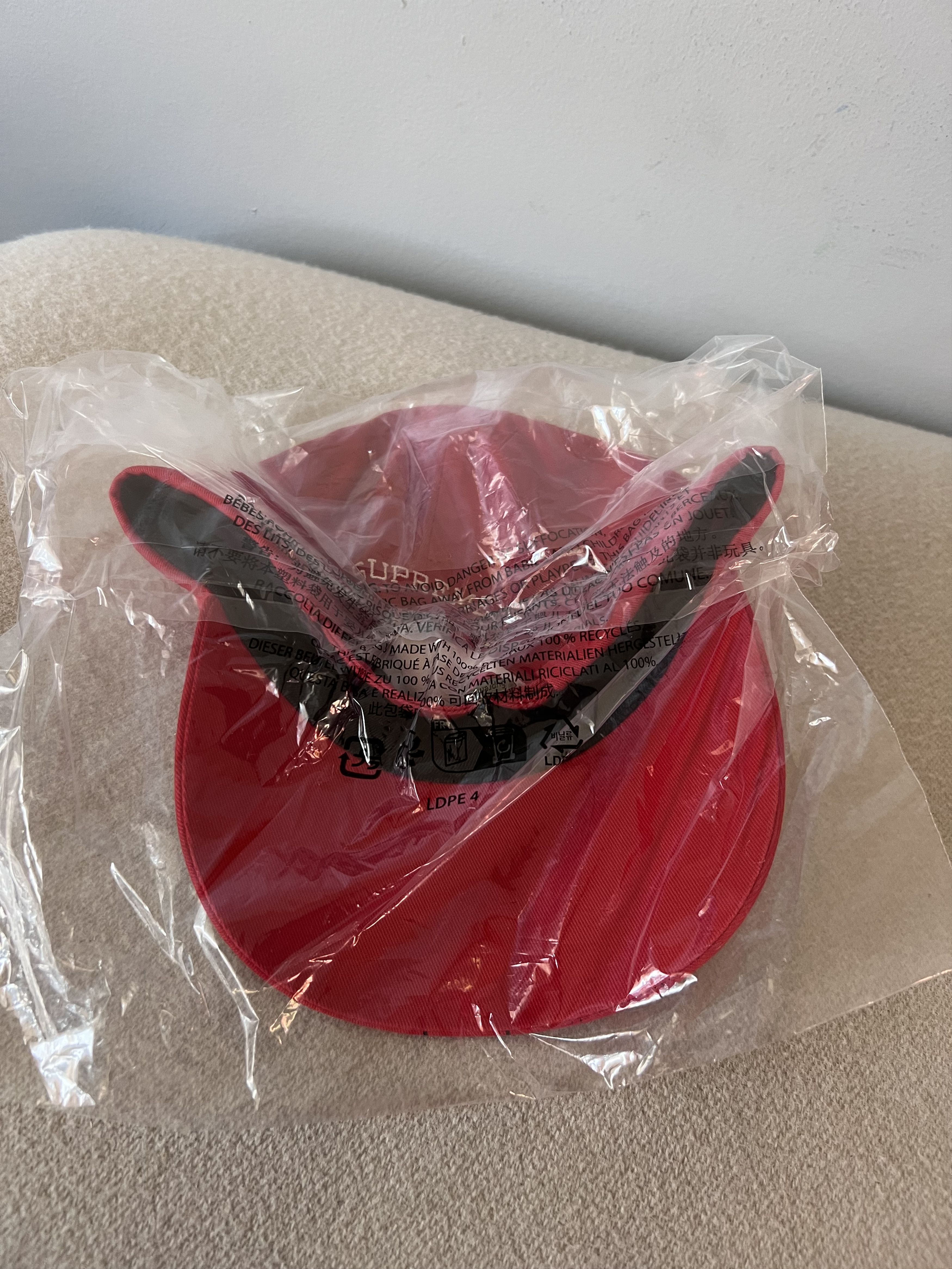 Supreme Supreme Liberty 6-Panel Hat in Red Size ONE SIZE - 4 Thumbnail