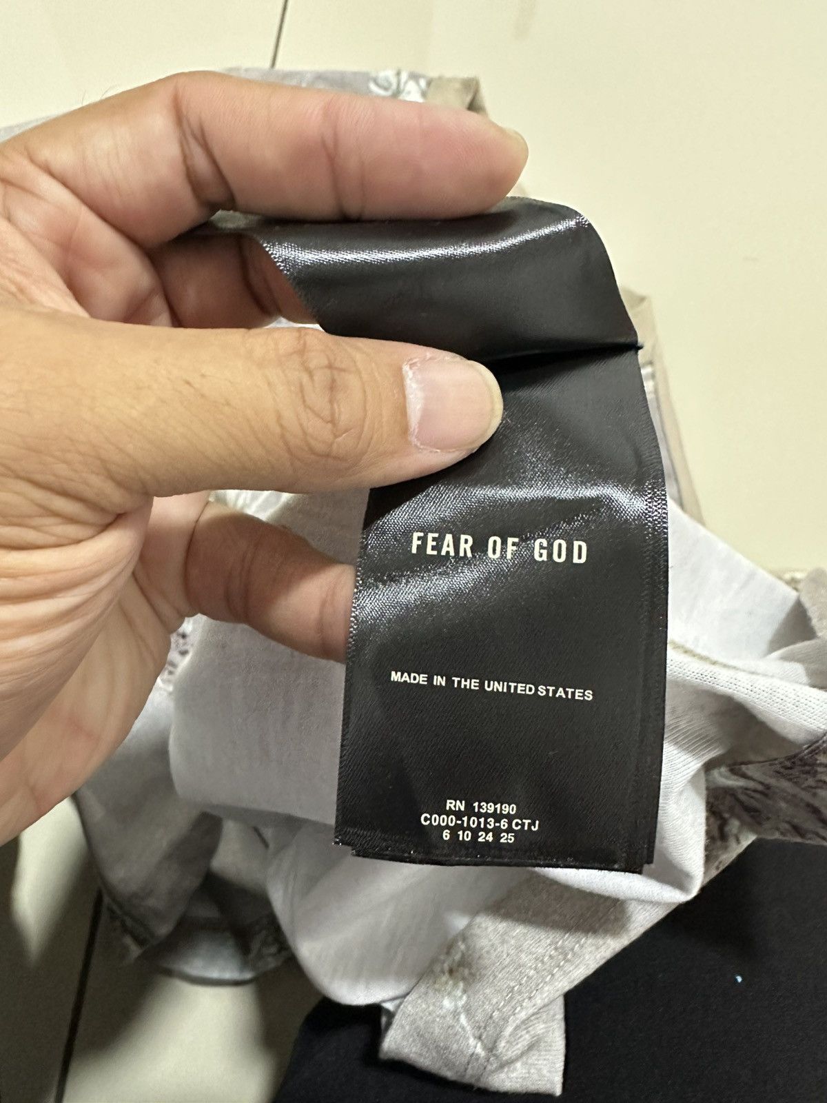 Fear of God F/W18 Fear Of God Long Sleeve Shirt Prairie Ghost Como Size US M / EU 48-50 / 2 - 5 Thumbnail