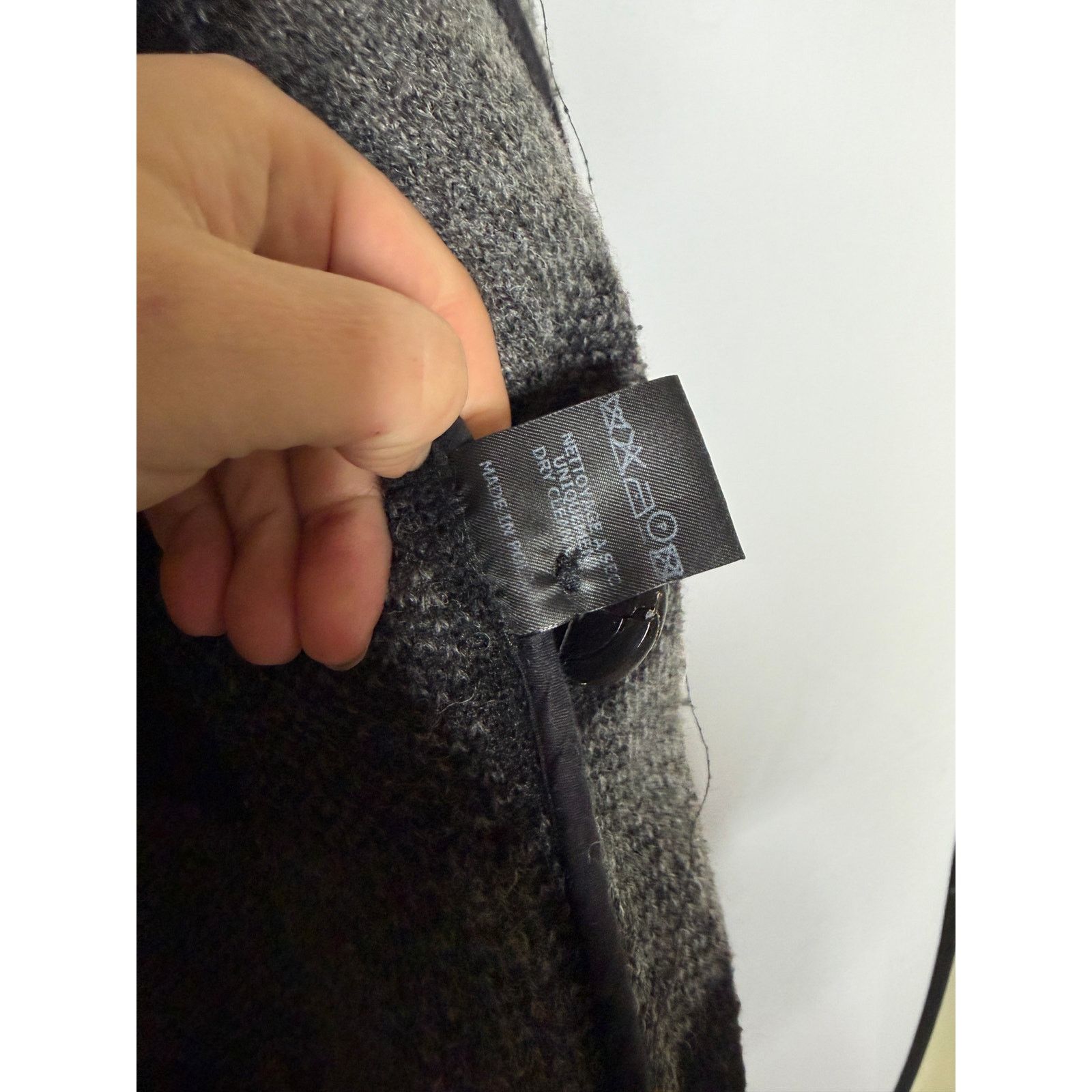 Isabel Marant ISABEL MARANT ÉTOILE Grey Gino Oversized Checked Wool Coat 6 Size M / US 6-8 / IT 42-44 - 6 Thumbnail