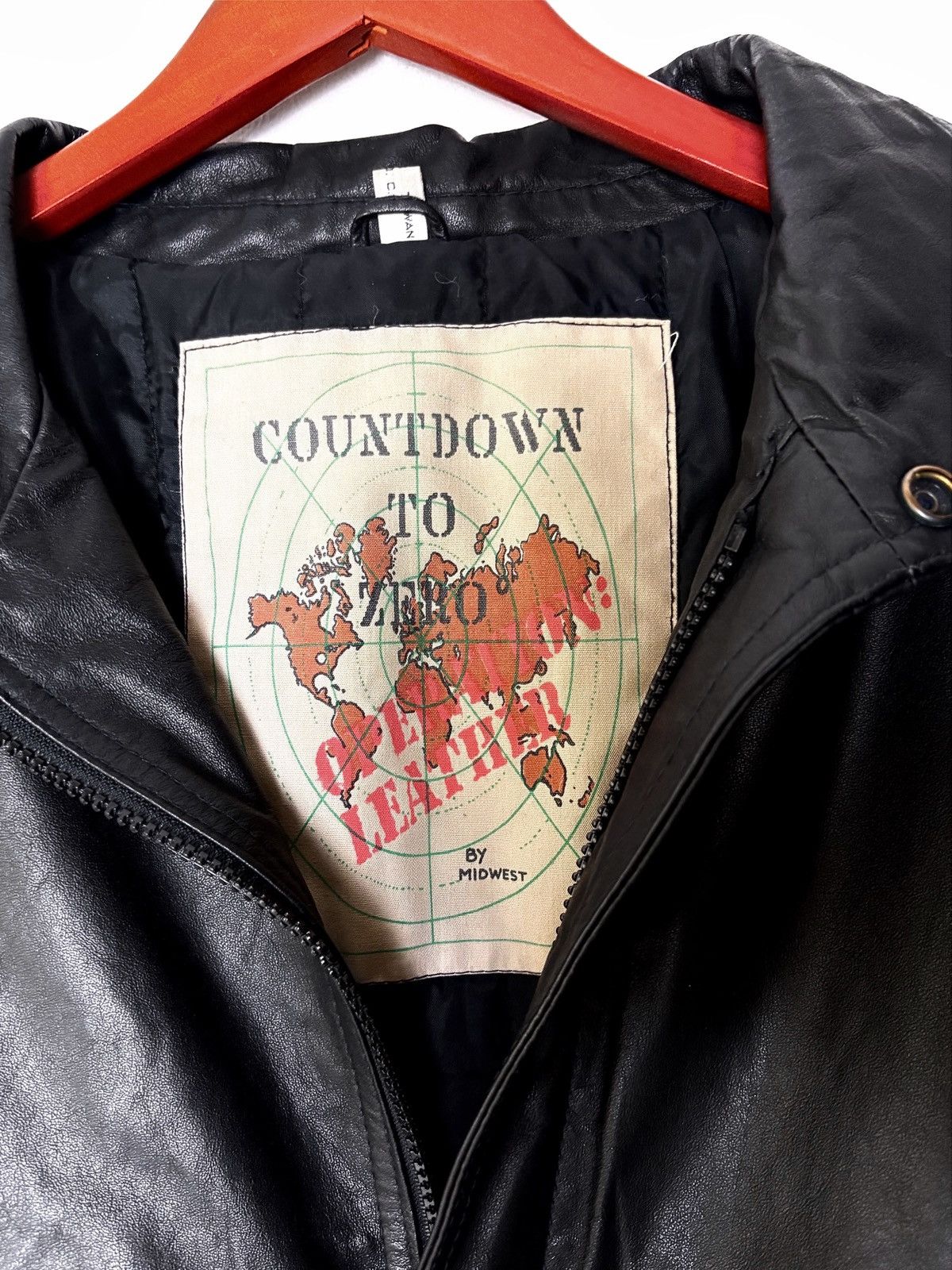 Genuine Leather Midwest Countdown to Zero Black Leather Jacket Size US S / EU 44-46 / 1 - 15 Thumbnail