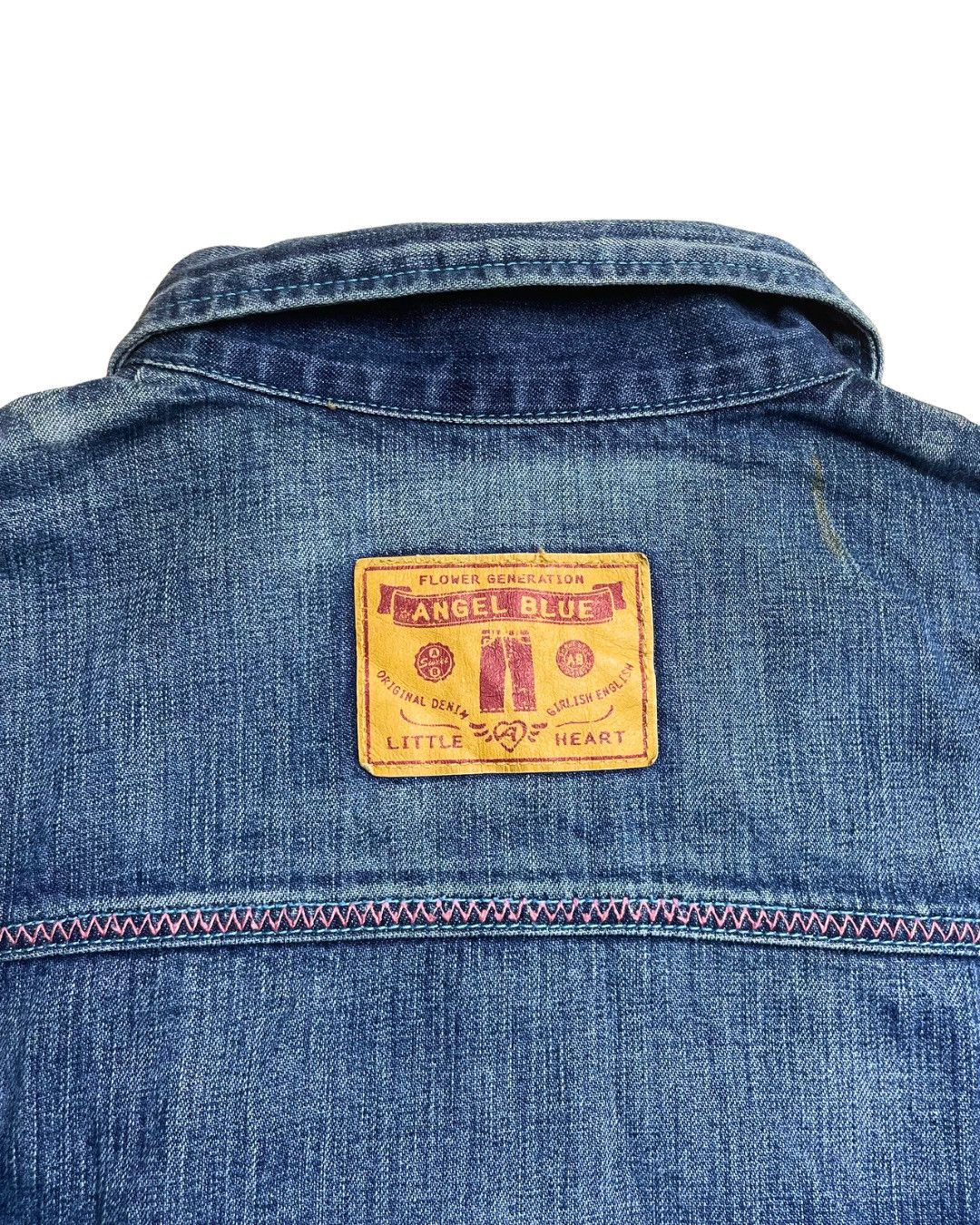 Angel Blue Angel Blue Zip-Up Denim Jacket Size M / US 6-8 / IT 42-44 - 7 Thumbnail