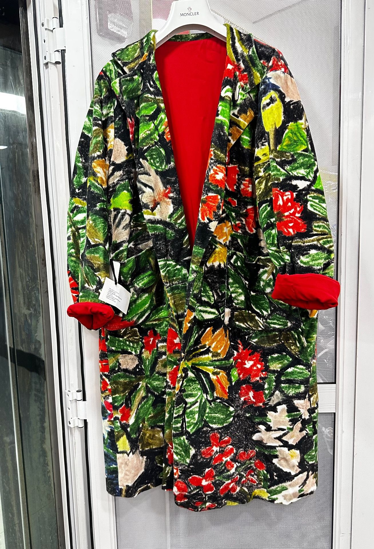Daniela Gregis Printed Velvet Coat