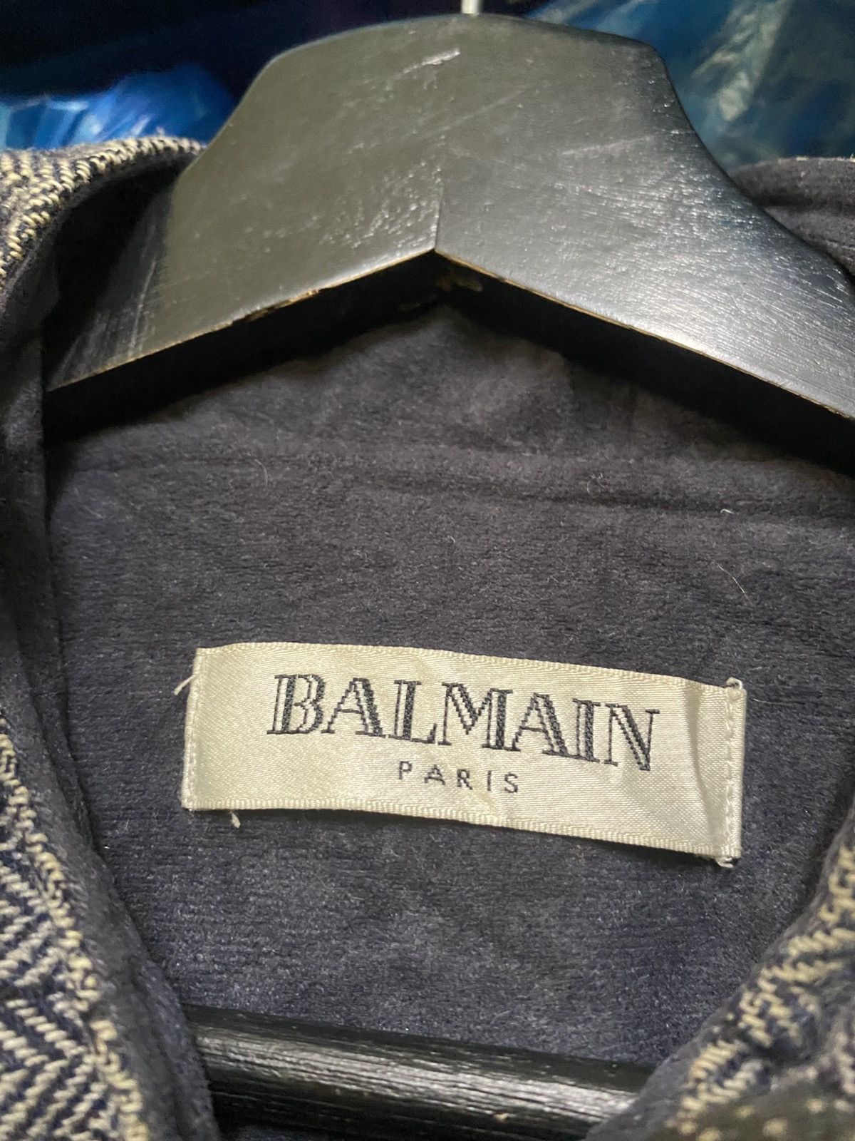 Balmain VINTAGE BALMAIN GINGHAM VEST JACKET Size US L / EU 52-54 / 3 - 4 Thumbnail