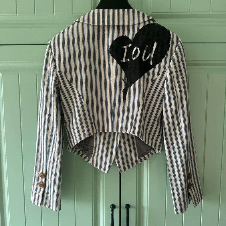 Vivienne Westwood Vivienne Westwood size40 Love printed black and white strip Size M / US 6-8 / IT 42-44 - 2 Thumbnail