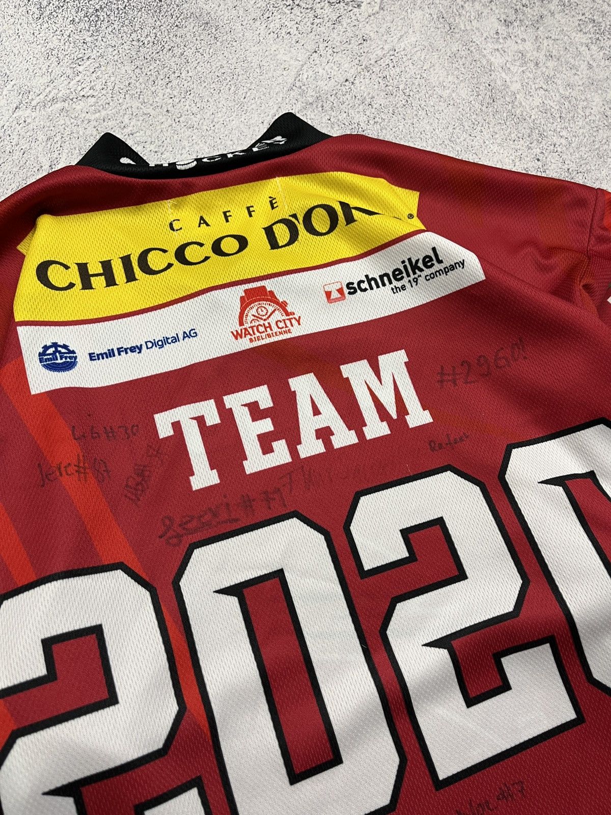 NHL Swiss Eastern Selects Team 2022 Signed Hockey Jersey Rare Size US L / EU 52-54 / 3 - 10 Thumbnail