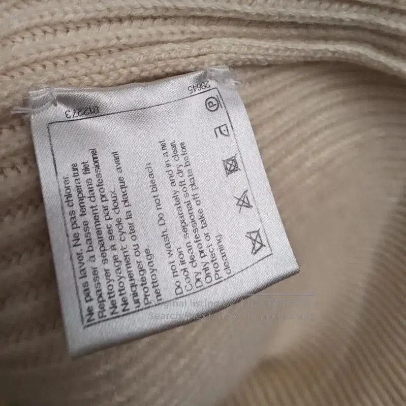 Chanel Chanel Winter Cream Cashmere Sweater . Size L / US 10 / IT 46 - 9 Thumbnail