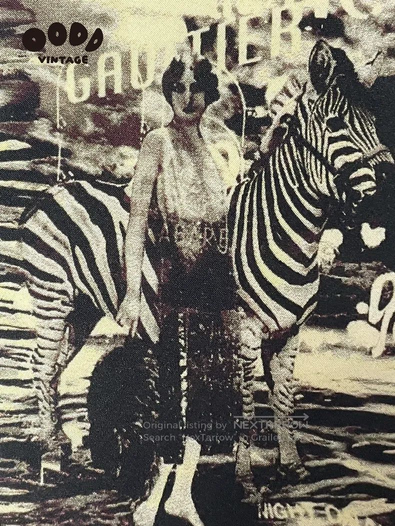 Jean Paul Gaultier Jean Paul Gaultier Zebra Goddess Tie Size ONE SIZE - 5 Thumbnail