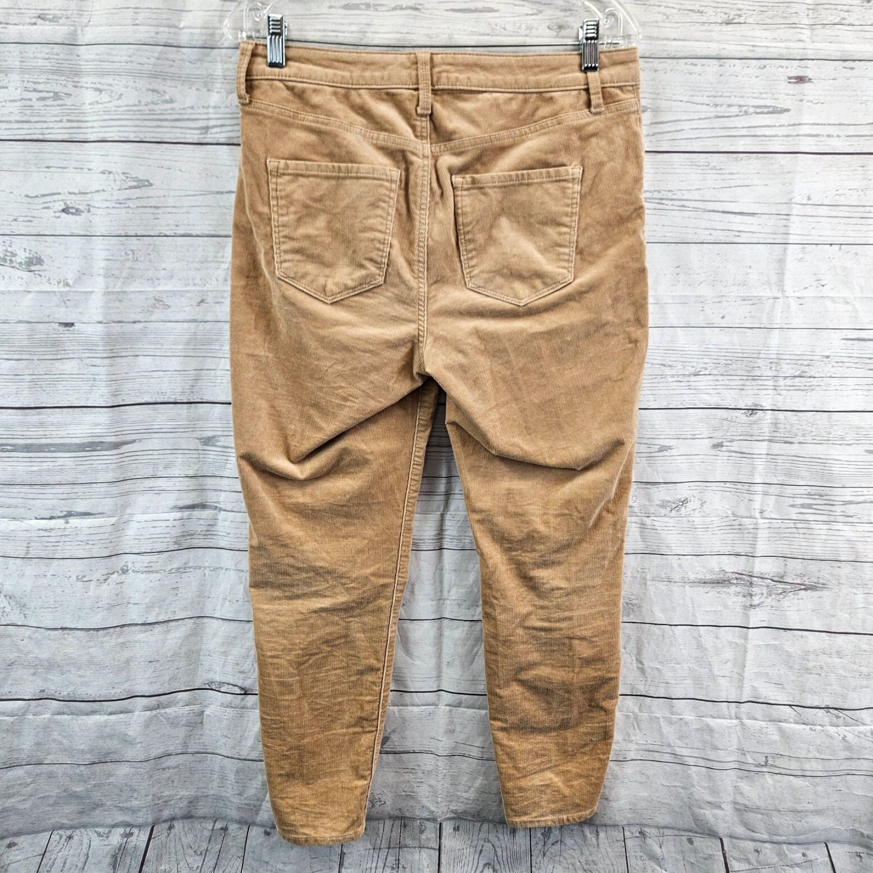 Talbots Talbots Womens Corduroy Jegging Sz 8P Tan Mid Rise Cotton Blend Pants Petite 8P Brown Womens Size 30" / US 8 / IT 44 - 3 Thumbnail