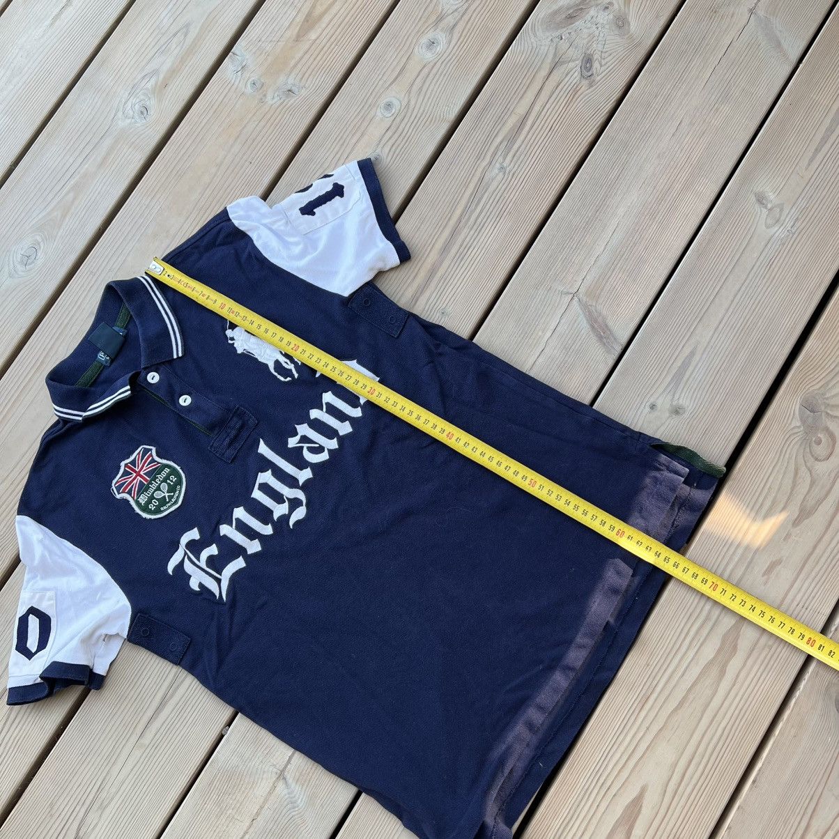 Polo Ralph Lauren Polo Ralph Lauren Rare Vintage England Chief Keef Big Pony Size US S / EU 44-46 / 1 - 9 Thumbnail