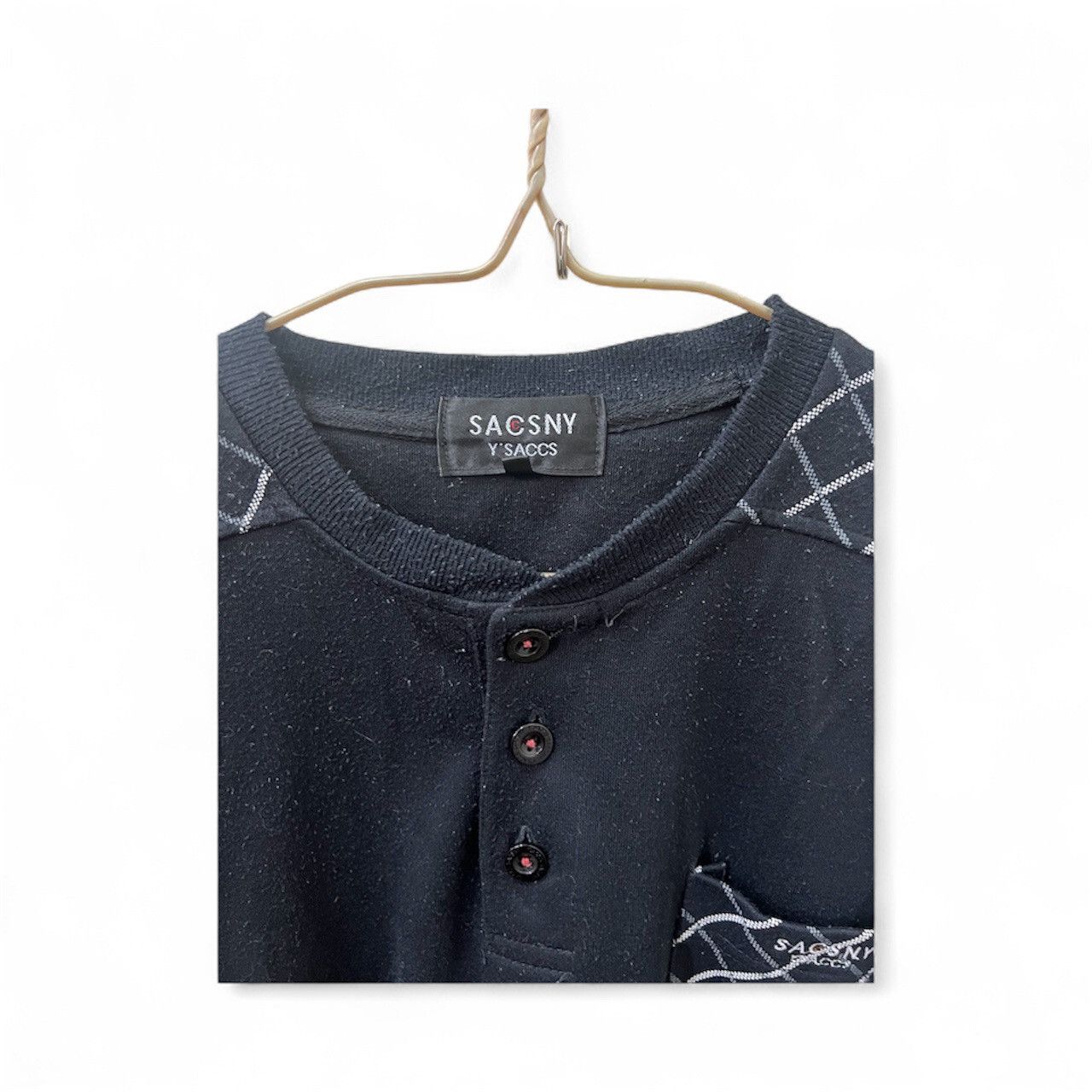 Yohji Yamamoto SACSNY Y’SACCS longsleeve button up shirt Size US M / EU 48-50 / 2 - 3 Thumbnail