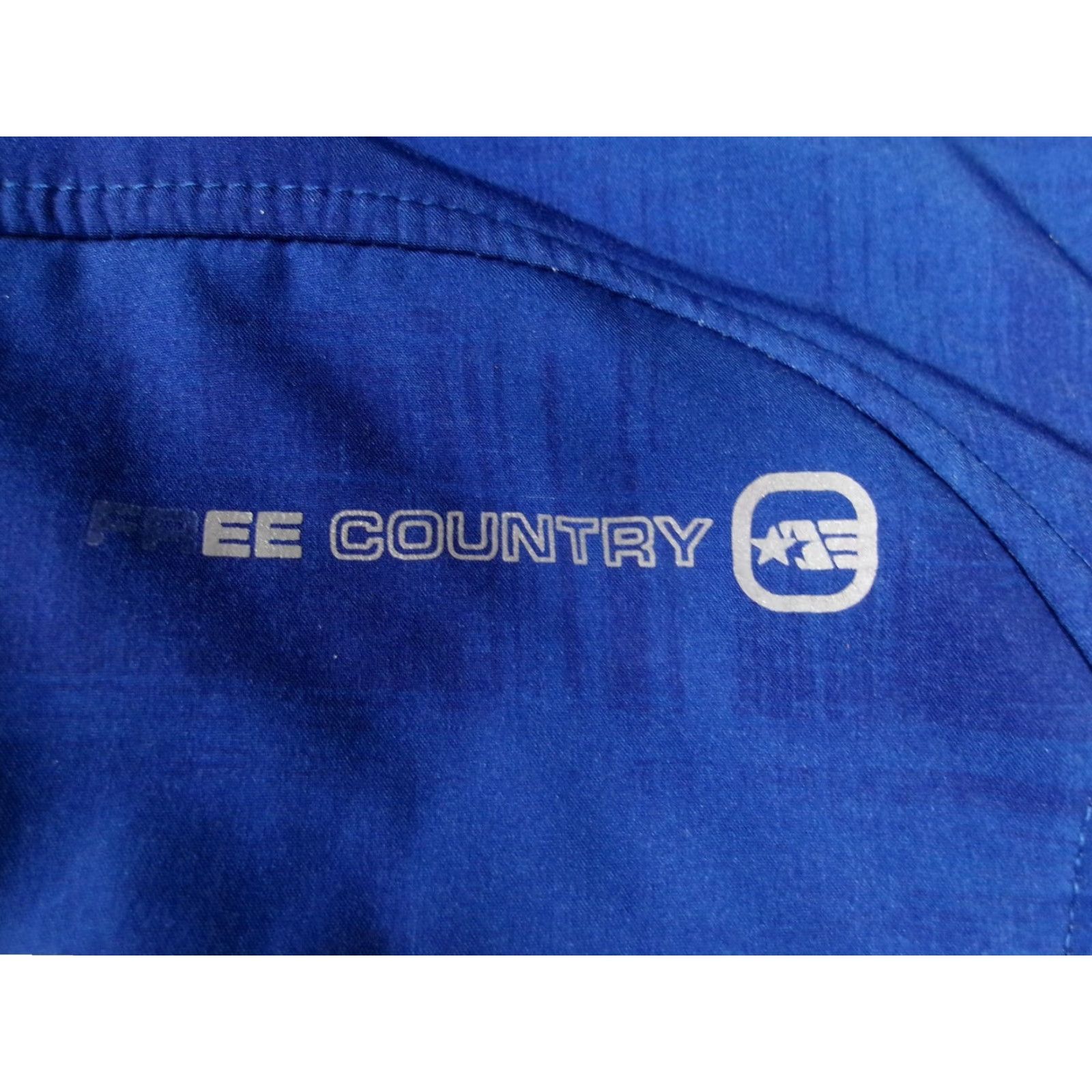 Free Country Free Country Jacket Womens S Blue Fleece Lined Full Zip Outdoor Hiking Stand Collar" Size S / US 4 / IT 40 - 3 Thumbnail