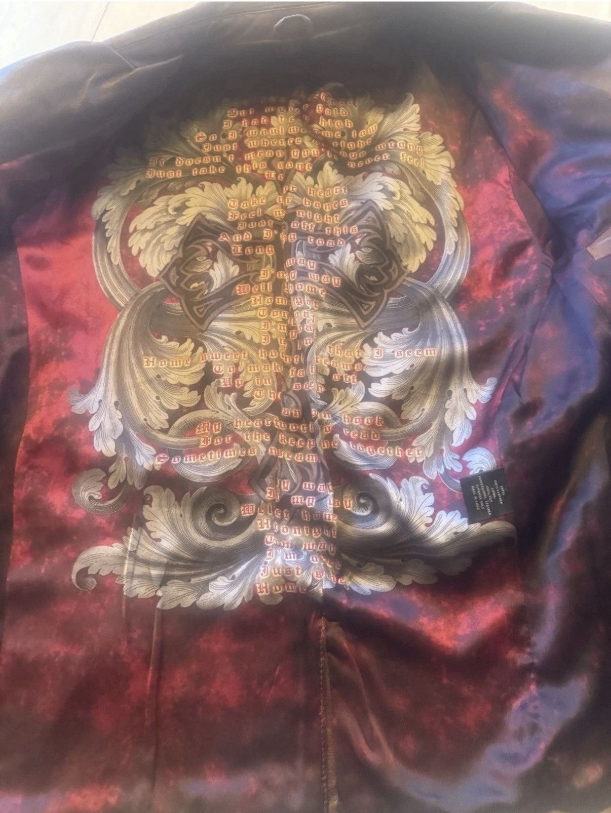 Other Royal Underground Rare Jacket Brn Leather Lining Nikki Sixx Size US L / EU 52-54 / 3 - 5 Thumbnail