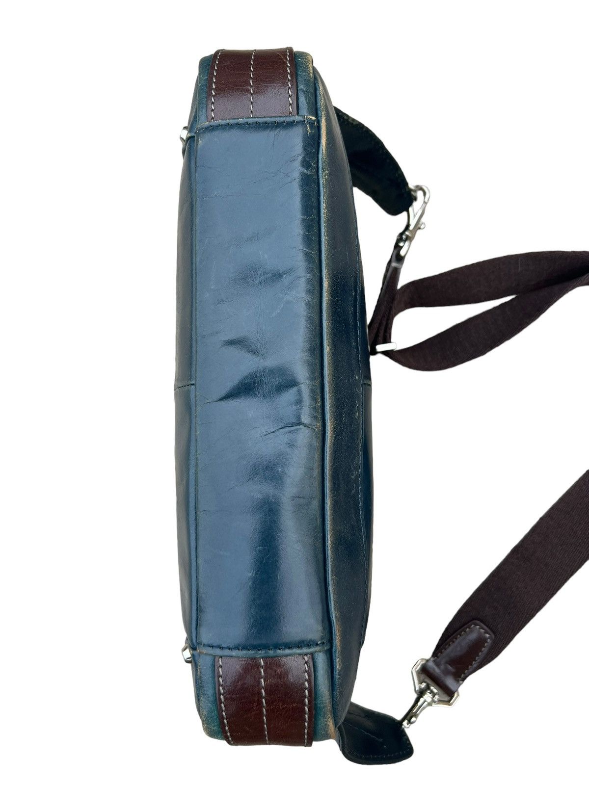 Leather Kiefer Neu Japan Distressed Patina Leather Bag Size ONE SIZE - 12 Thumbnail