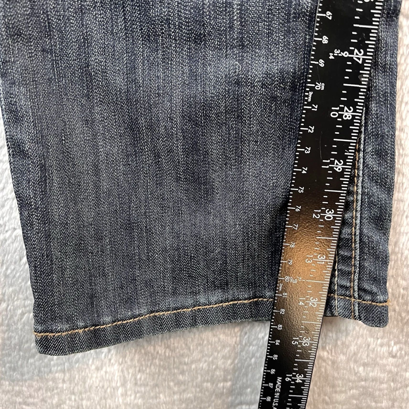 Vintage VTG 1st Kiss Jeans Bootcut Womens 5 Blue Dark Wash Distressed Y2K NWT Size 27" / US 4 / IT 40 - 7 Thumbnail