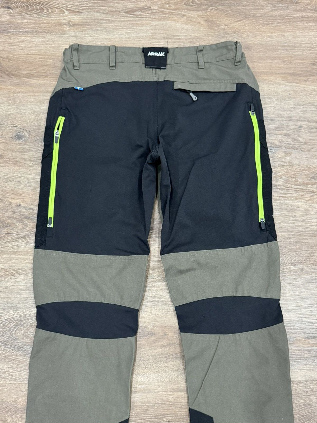 Other UK Arrak Outdoor Active Stretch Pants - Olive/Black Size US 31 - 3 Thumbnail