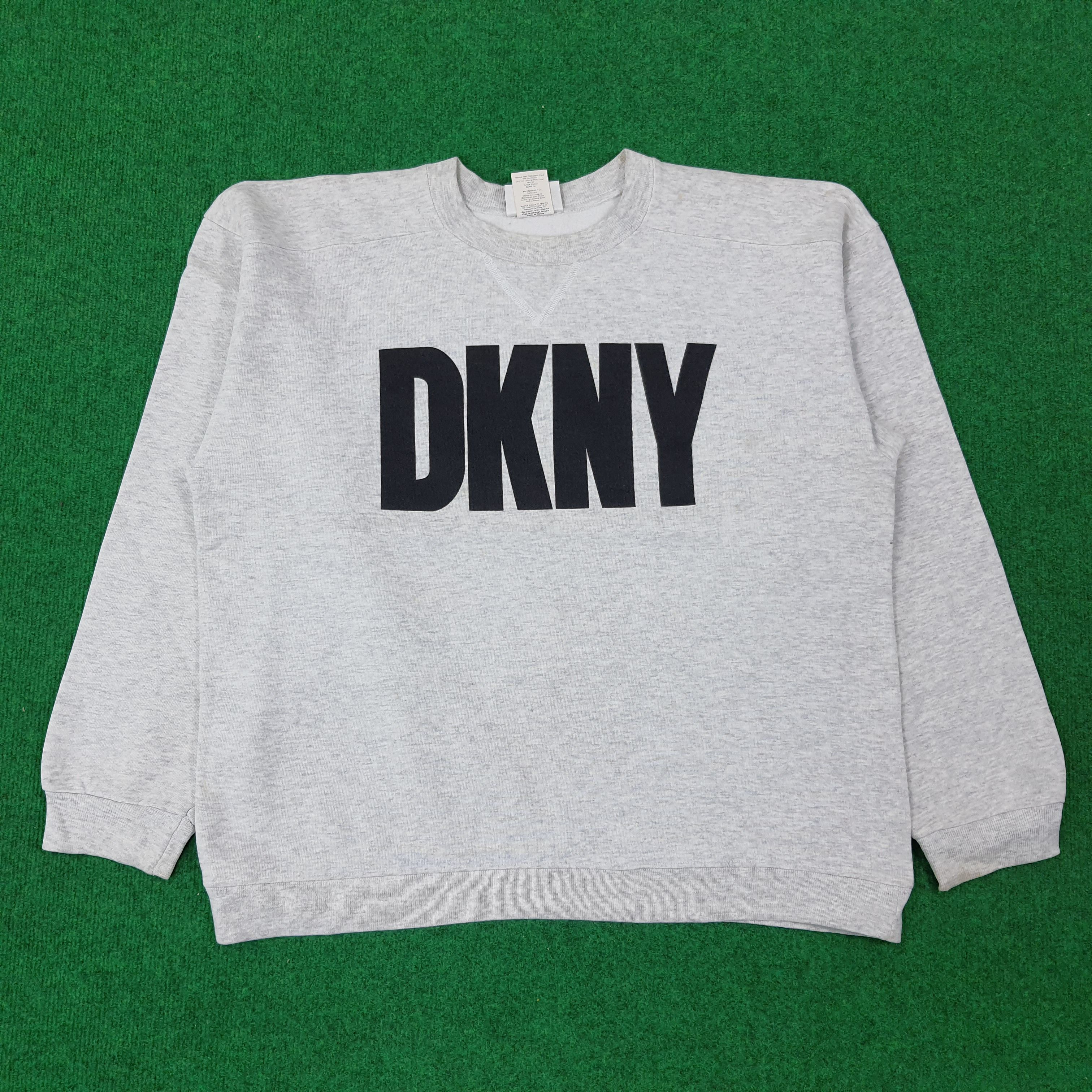DKNY × Vintage Vintage DKNY Jeans Streetwear Sweatshirt C230N3 Size US L / EU 52-54 / 3 - 1 Thumbnail