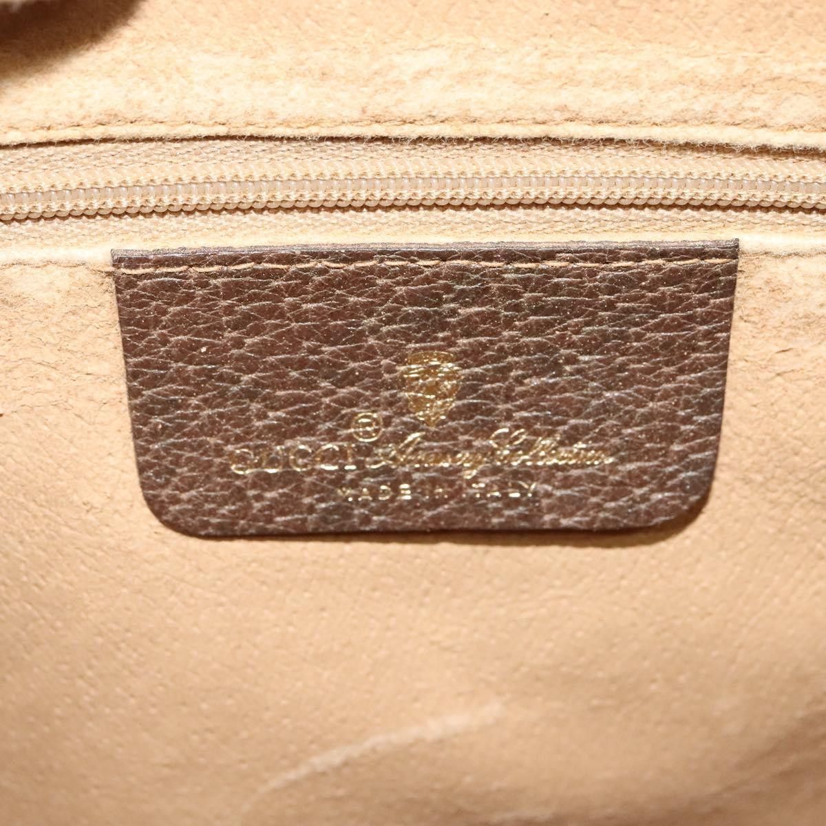 Gucci GUCCI GG Supreme Web Sherry Line Bag Pvc Beige Gold 904 02 Size ONE SIZE - 15 Thumbnail