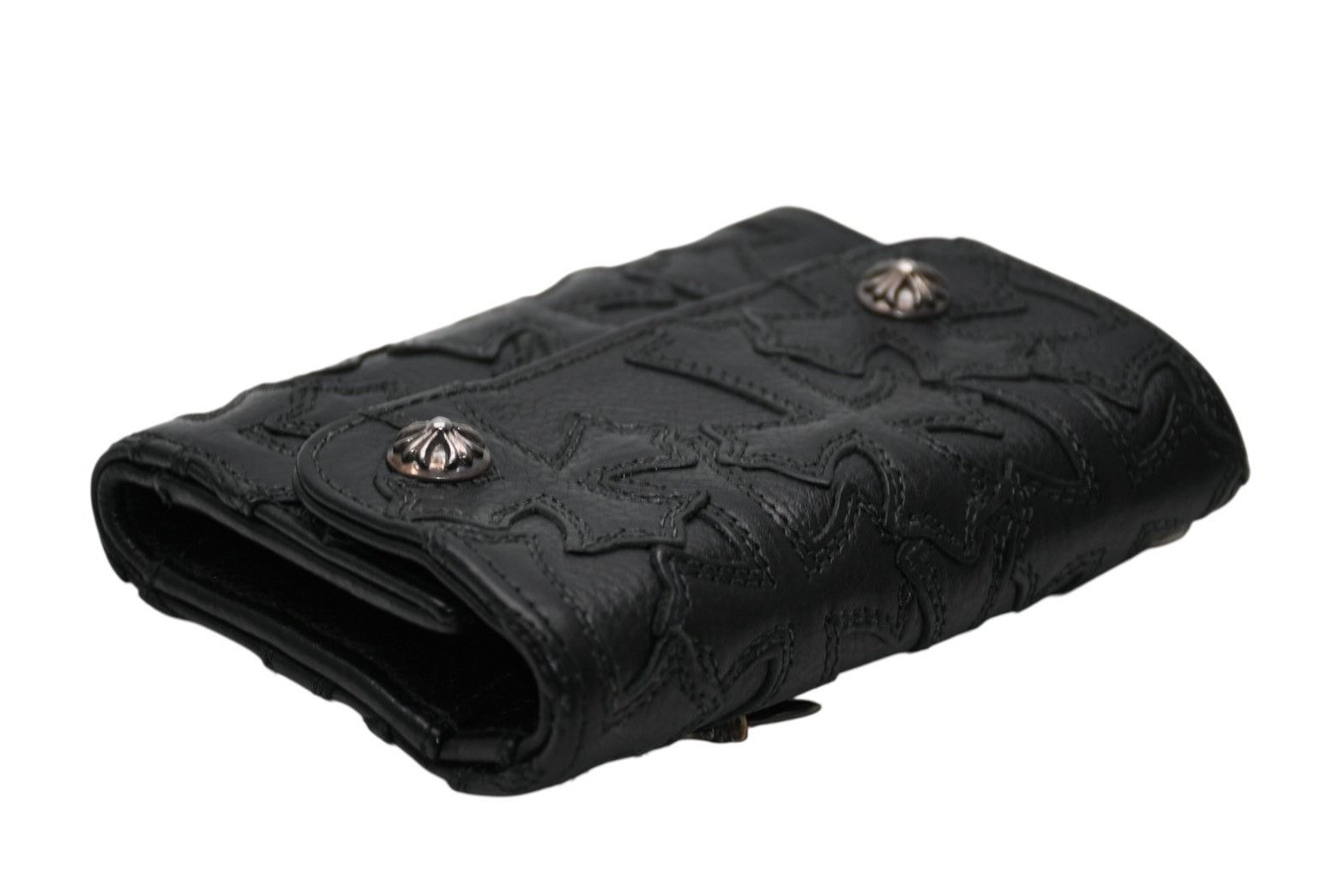 Chrome Hearts Chrome Hearts Cemetery Cross Wave Wallet Size ONE SIZE - 4 Thumbnail
