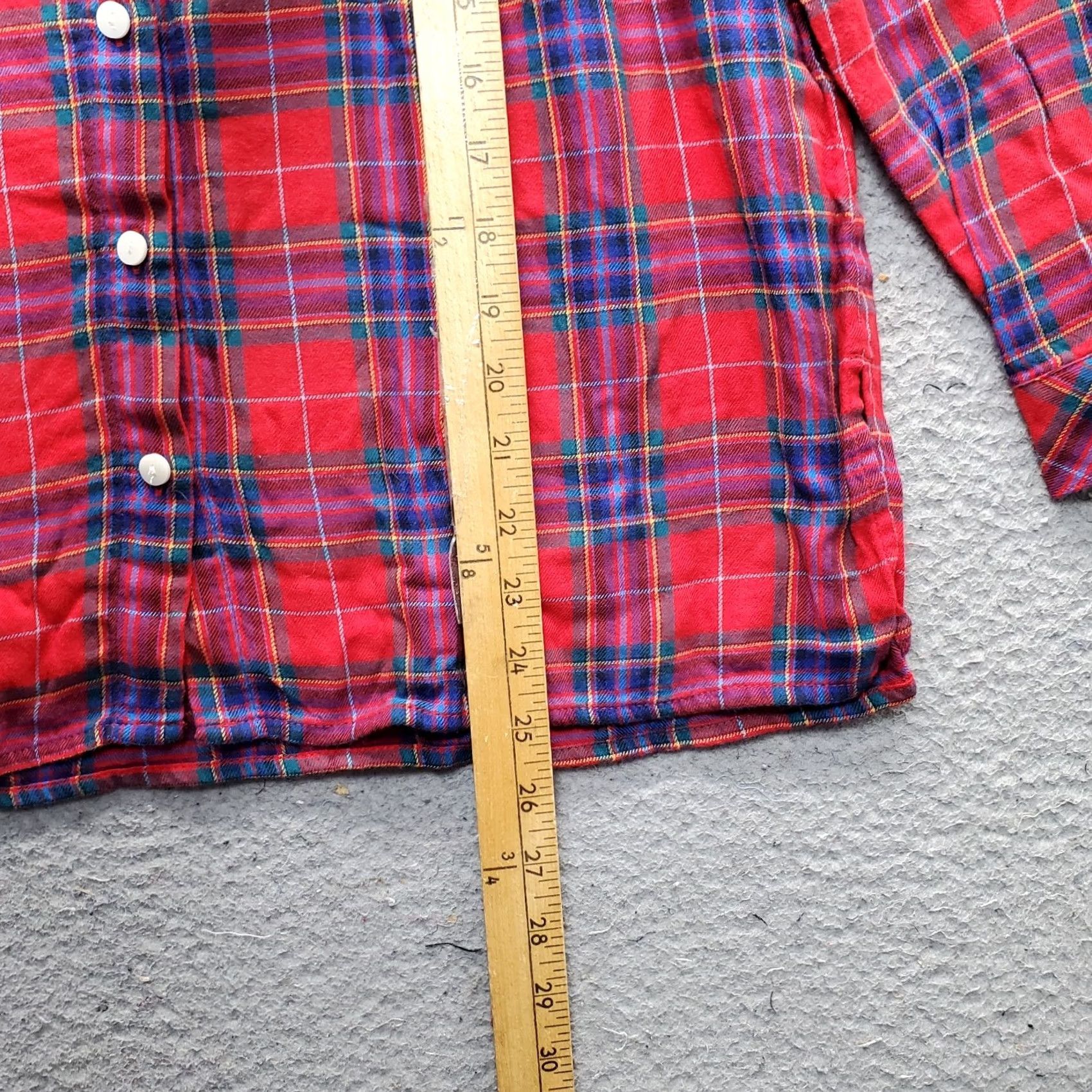 J. Jill J. Jill Shirt Womens XSP Multi Plaid Long Sleeve Collar Button Front EUC Size XS / US 0-2 / IT 36-38 - 3 Thumbnail