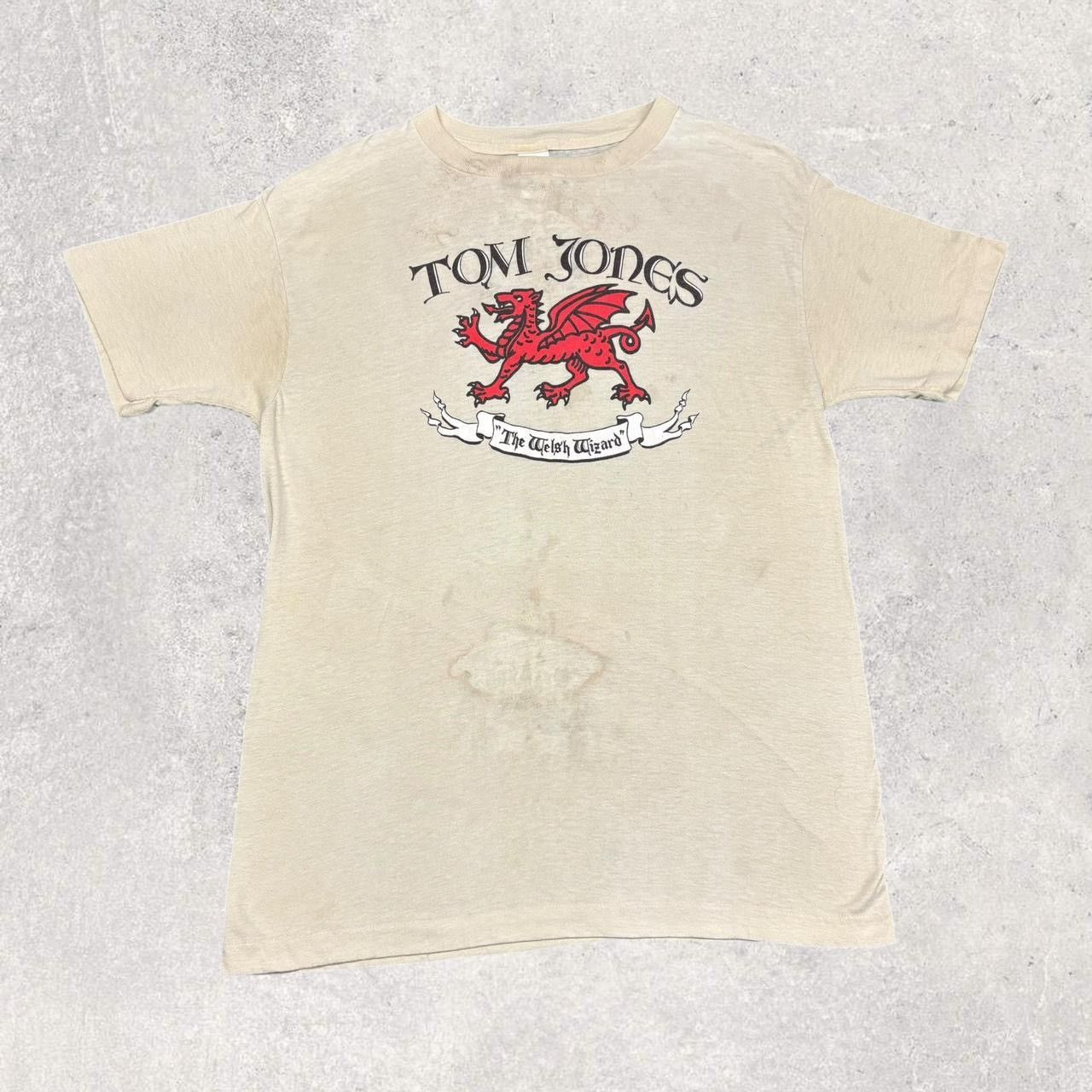 Band Tees × Vintage 1970s Vintage Tom Jones Shirt Size US XL / EU 56 / 4 - 1 Thumbnail