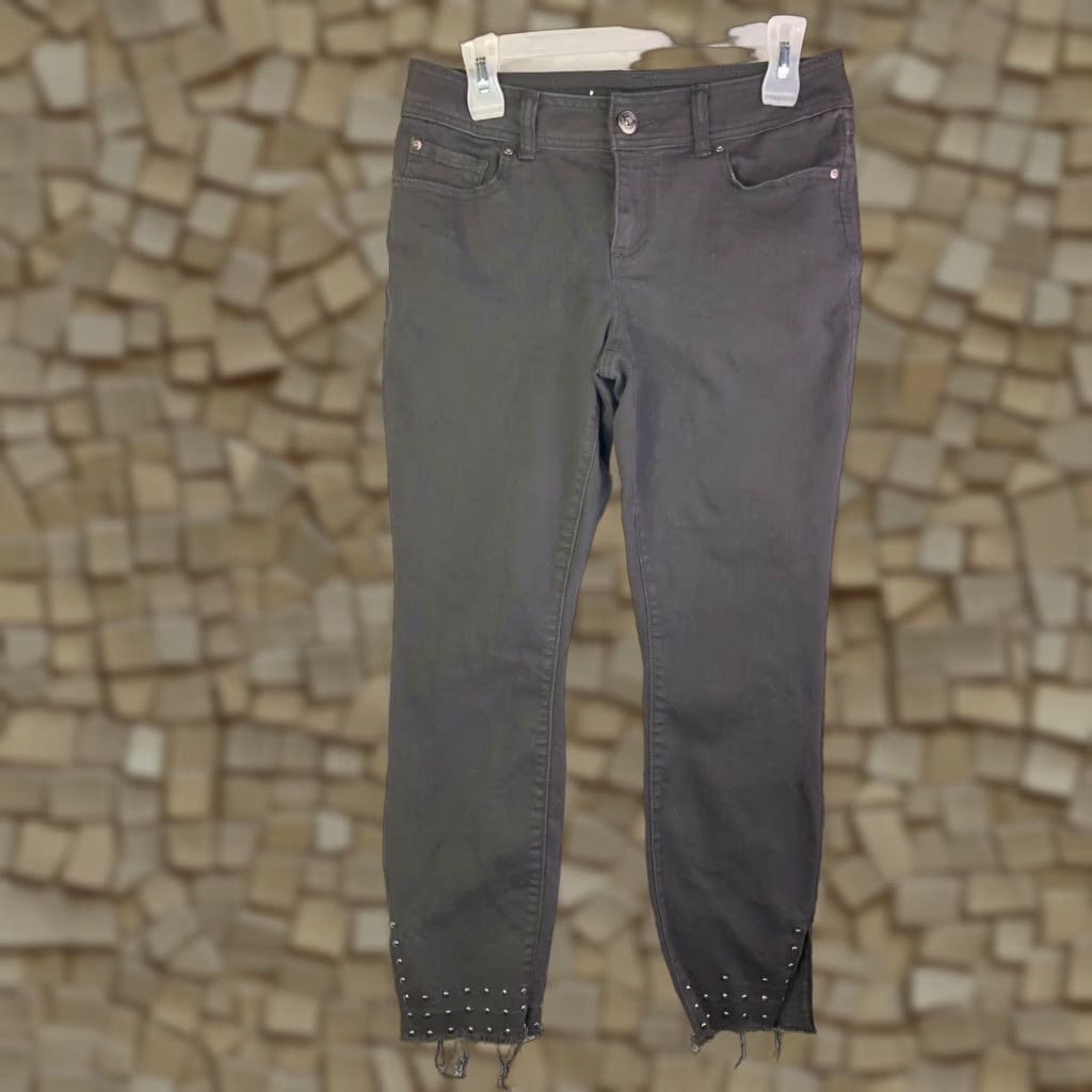 Vintage inc Denim Mid Rise Skinny Regular Womens Size 4 Black Denim Jeans Size 29" - 1 Thumbnail