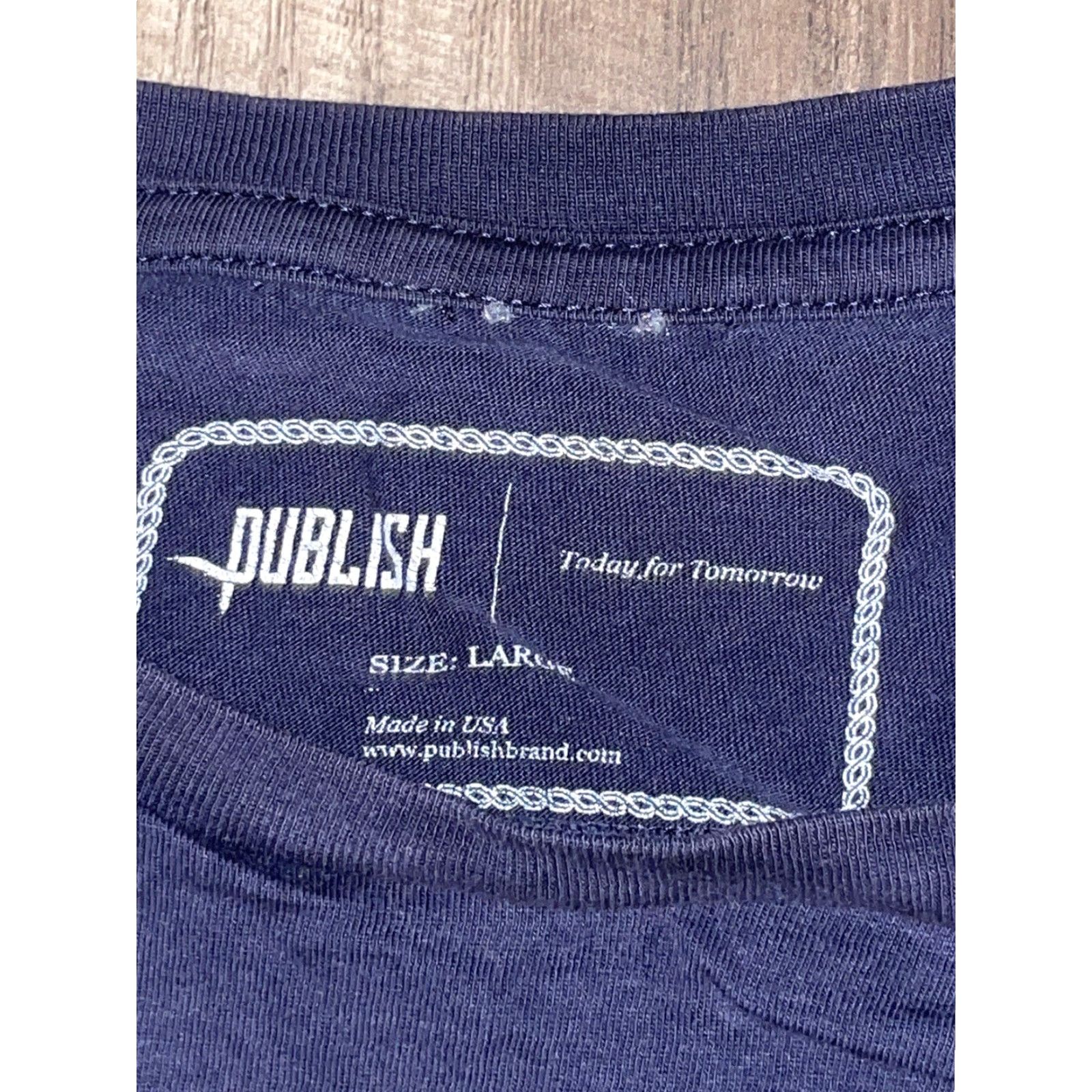 J Brand Publish T-Shirt Men Blue Large Size US L / EU 52-54 / 3 - 3 Thumbnail