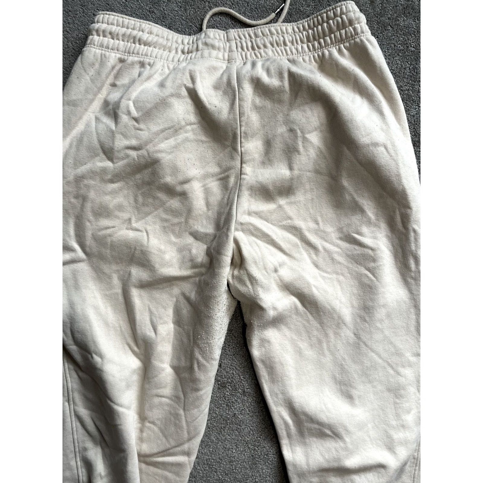 H&M H&M Womens Casual Joggers Cream Beige Sweatpants Size Large Size 36" / US 14 / IT 50 - 4 Thumbnail