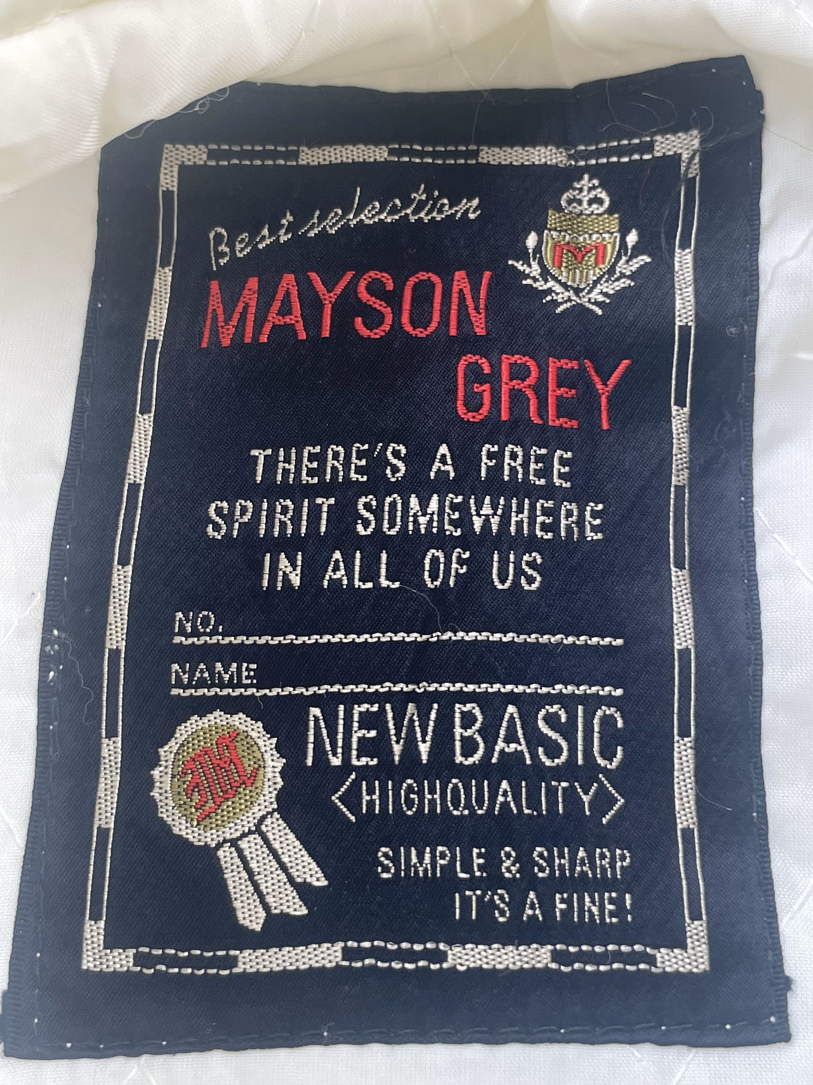 Japanese Brand Mayson Grey Bomber Jacket Size US XL / EU 56 / 4 - 13 Thumbnail