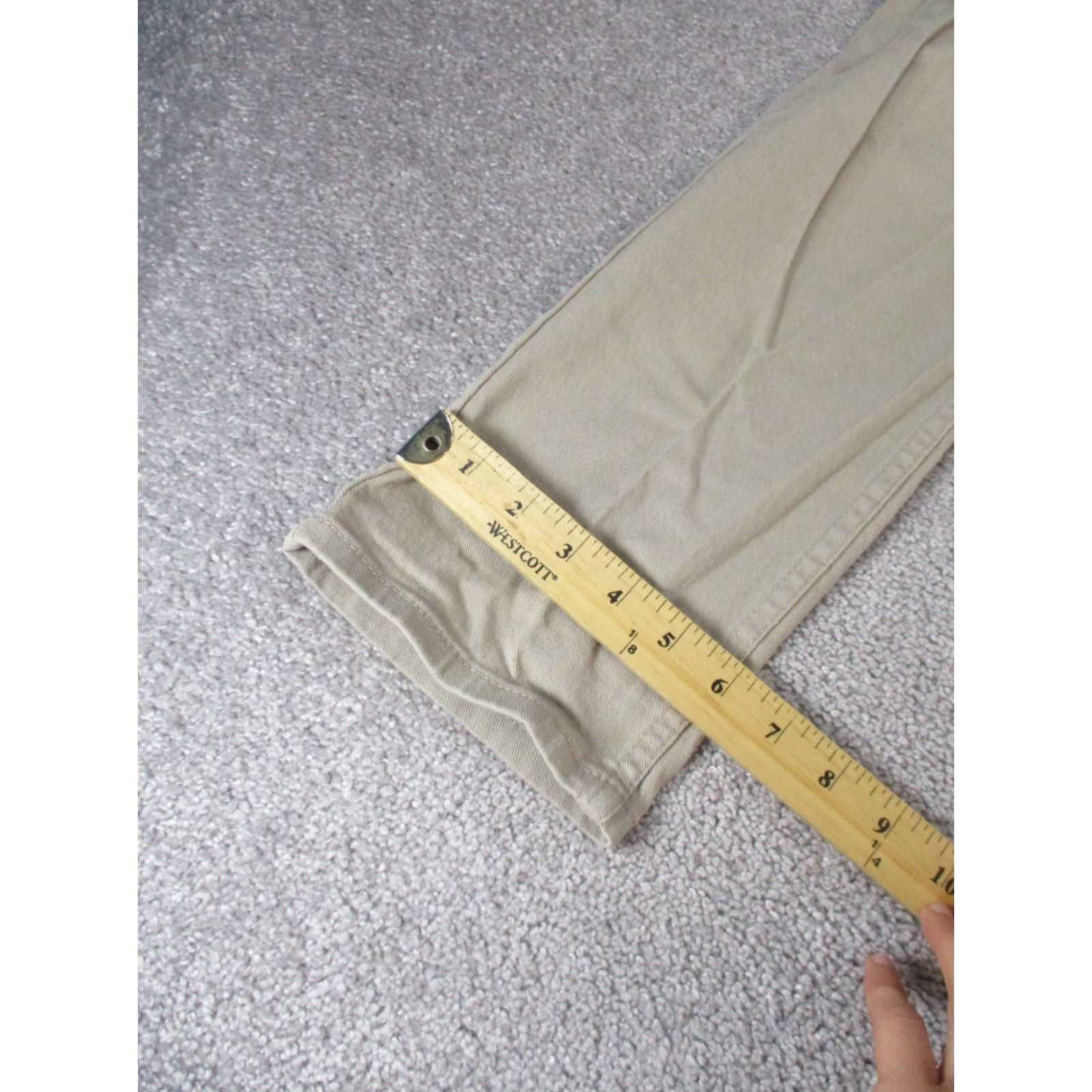 Levi's Levi's 502 Jeans Mens 29 Beige Denim Tapered Fit 29X27 VINTAGE Mens Jeans Beige Denim Levi's 502 Tapered 29x27 Size US 29 - 5 Thumbnail