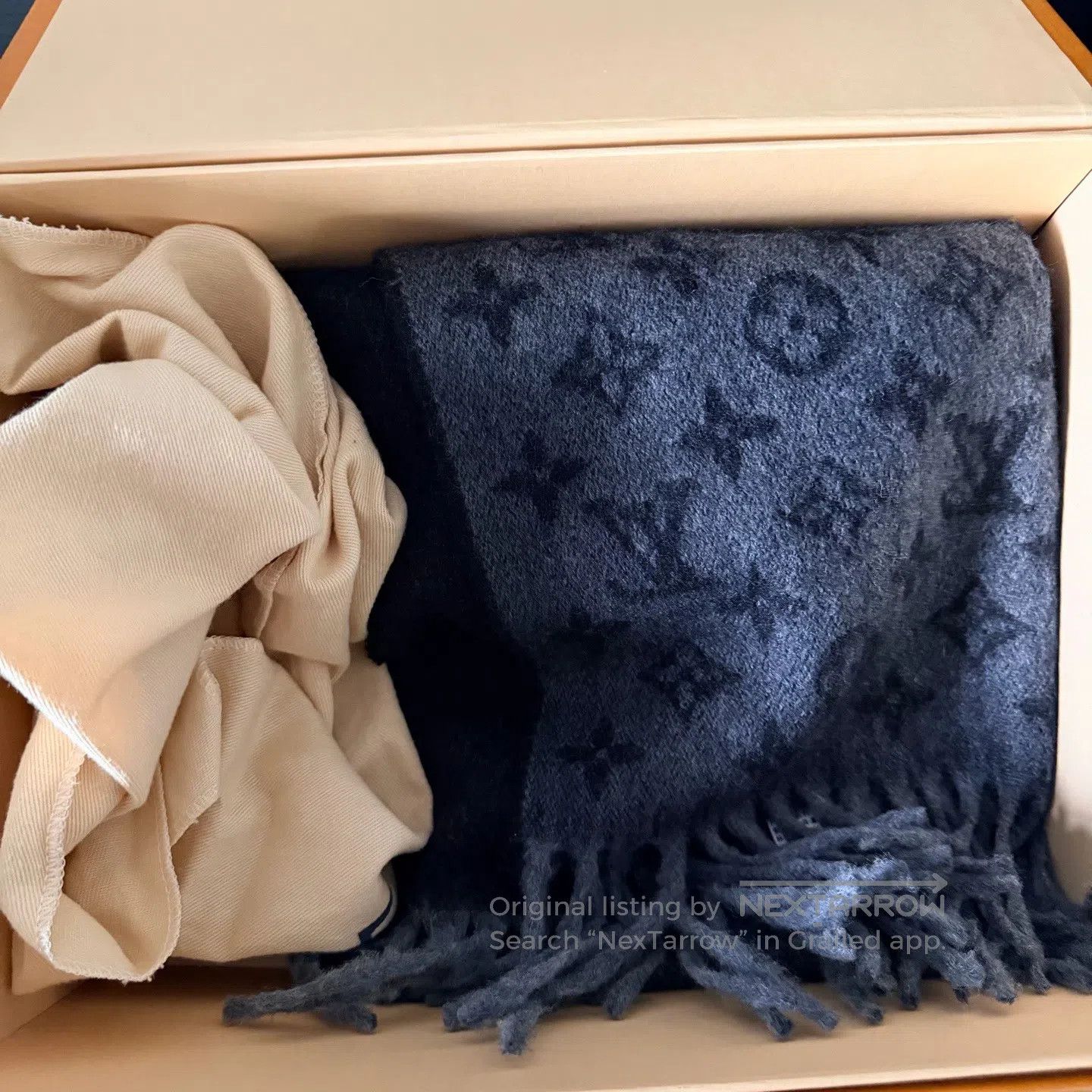 Louis Vuitton Louis Vuitton Ombre All-Over Print Cashmere Scarf| Size ONE SIZE - 6 Thumbnail