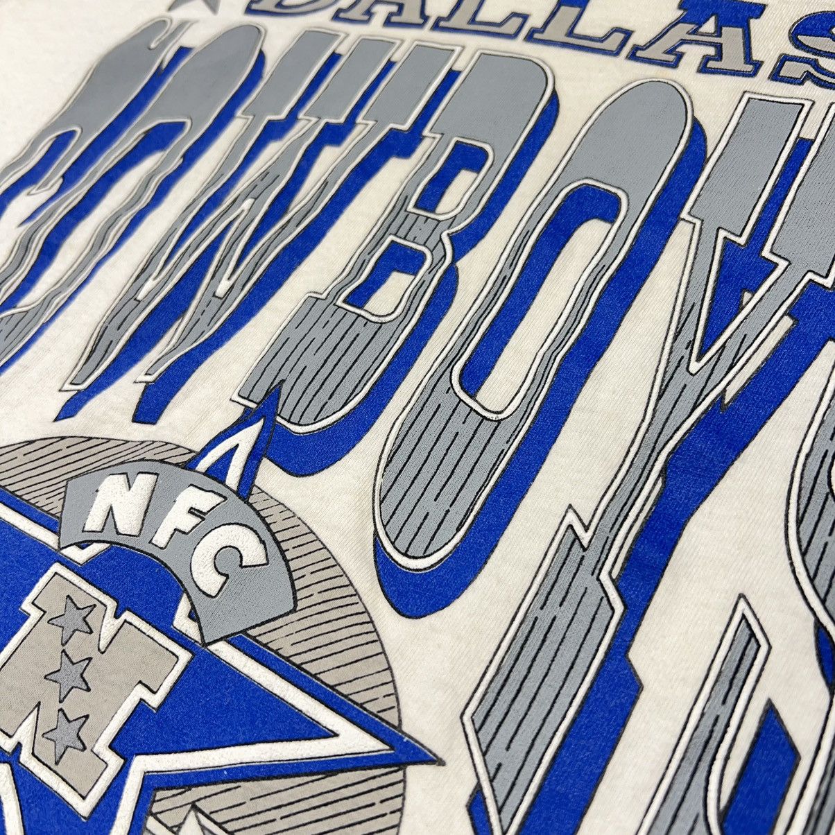 Apex One × Vintage VTG Dallas Cowboys Tee Shirt White Champions 90s NFL Size US L / EU 52-54 / 3 - 3 Thumbnail