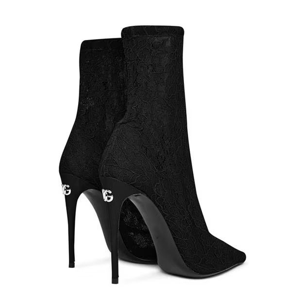 Dolce & Gabbana o1g2r1mq1024 Ankle Boots in Black Size US 10 / IT 40 - 4 Thumbnail