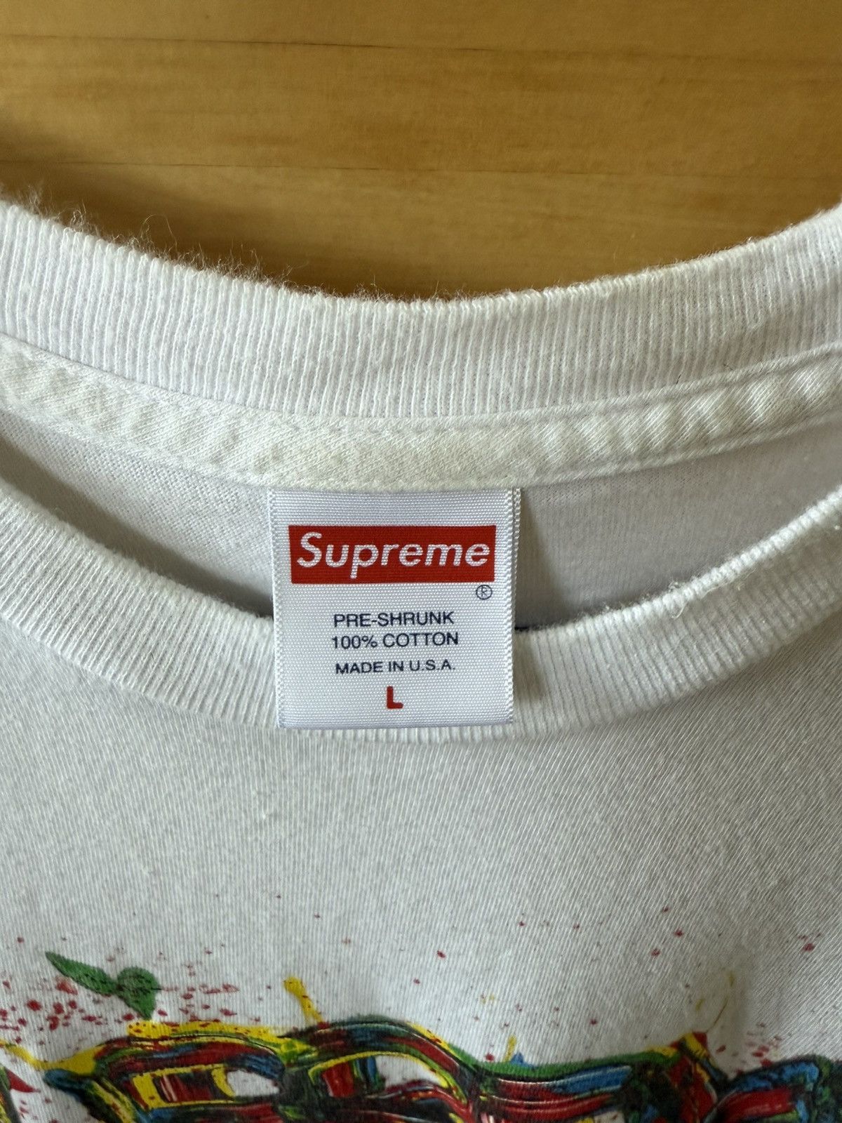 Supreme Supreme Paint Tee Size US L / EU 52-54 / 3 - 2 Thumbnail