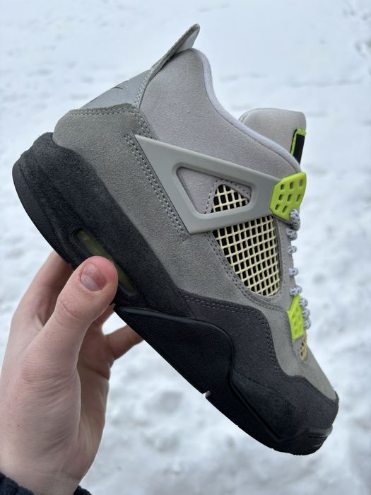 Air jordan 4 online retro se neon gs