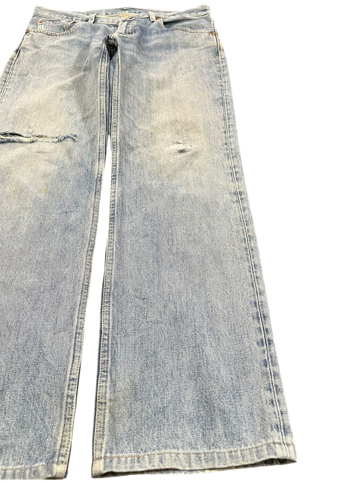Levi's Vintage Levi’s 502 Faded Distressed Denim Size US 34 / EU 50 - 4 Thumbnail