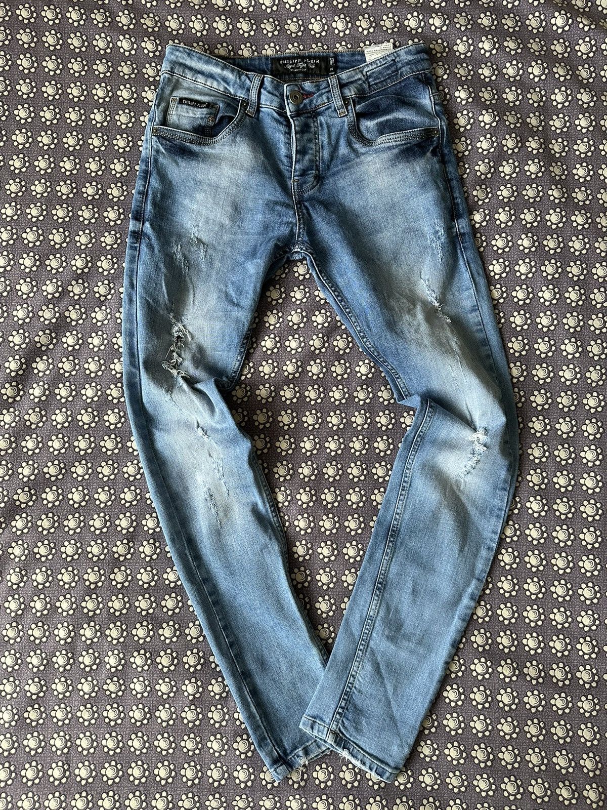 Philipp Plein × Vintage Philipp Plein Jeans Vintage Size US 31 - 1 Thumbnail