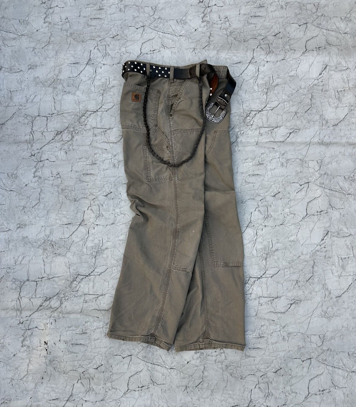 Carhartt Vintage Carhartt Double Knee B195 LBR Size US 32 / EU 48 - 1 Thumbnail