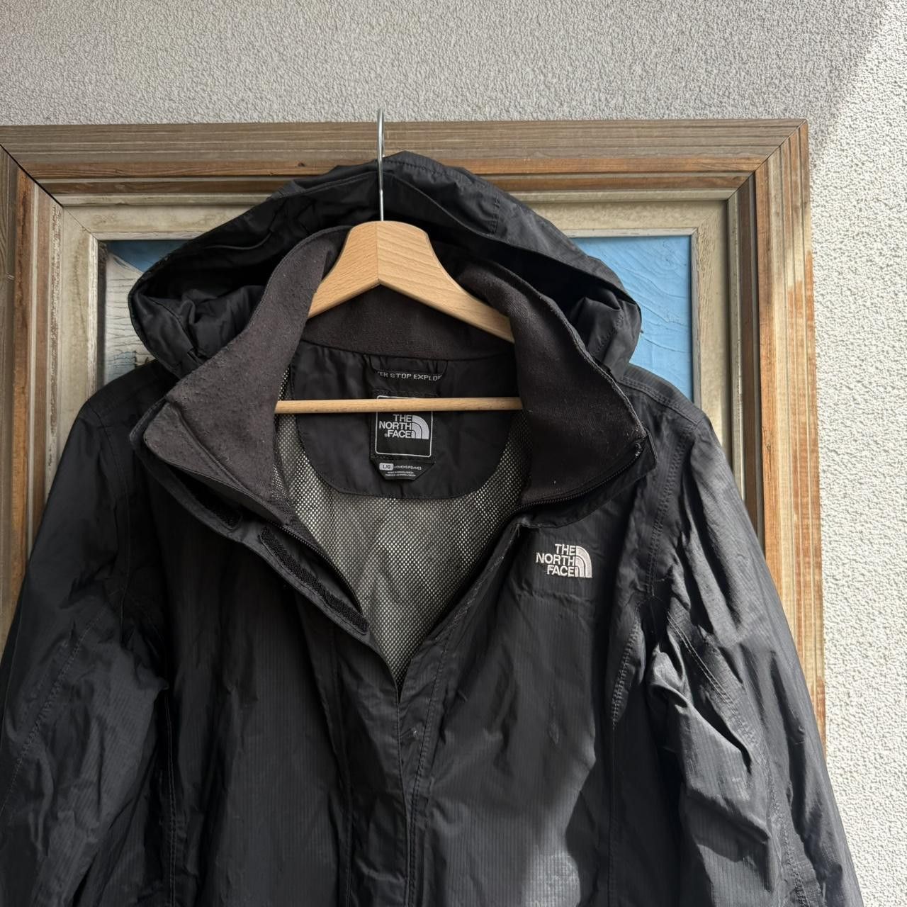 The North Face The North Face TNF Jacket Black Hooded Size L / US 10 / IT 46 - 3 Thumbnail