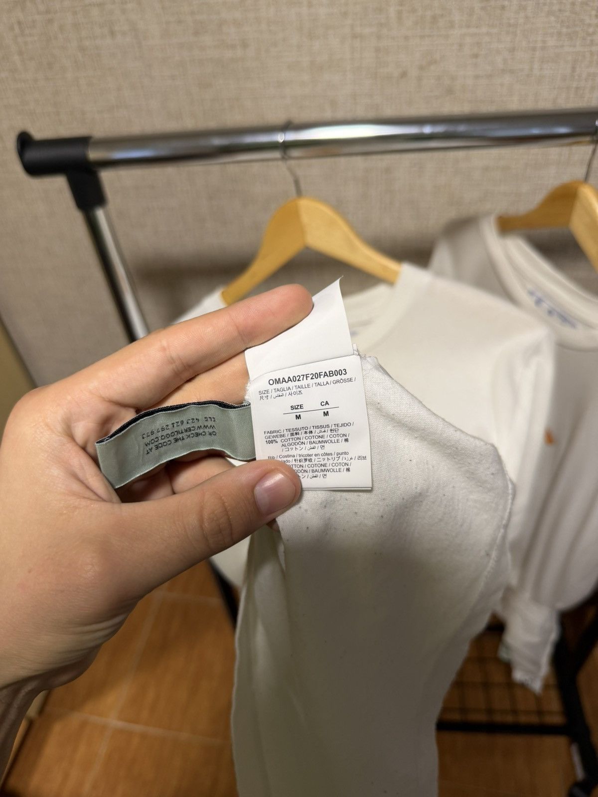 Off-White OFF-WHITE PASCAL PAINTED ARROWS WHITE T-SHIRT Size US M / EU 48-50 / 2 - 7 Thumbnail