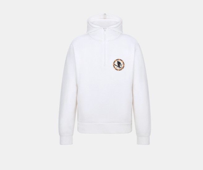 Dior o1w1db11224 Relaxed Fit Hoodie in White Size US S / EU 44-46 / 1 - 1 Thumbnail
