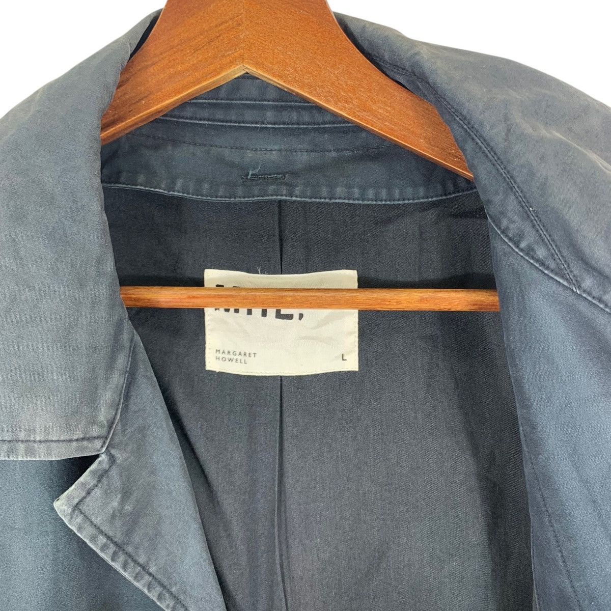 Margaret Howell VINTAGE MARGARET HOWELL BLACK OVERCOAT Size US L / EU 52-54 / 3 - 6 Thumbnail