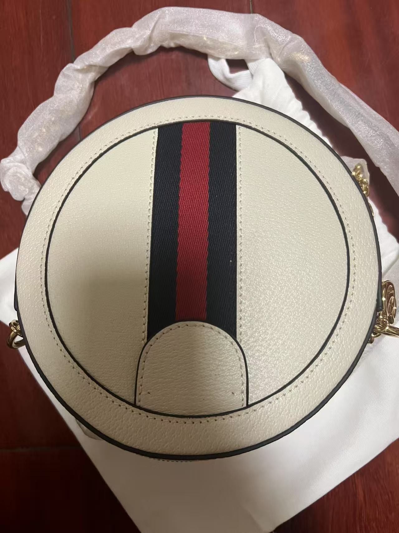 Gucci Gucci Ophidia Round Shoulder Bag Mini White Size ONE SIZE - 6 Thumbnail