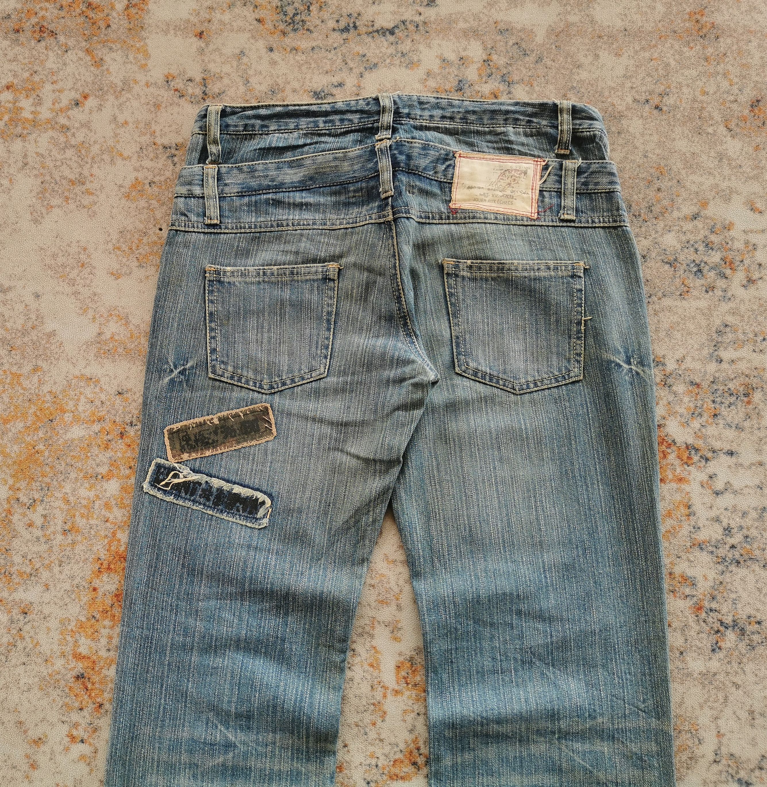 Kapital Double Waisted Patches Mudwash Jeans Style KAPITALS Size US 33 - 9 Thumbnail