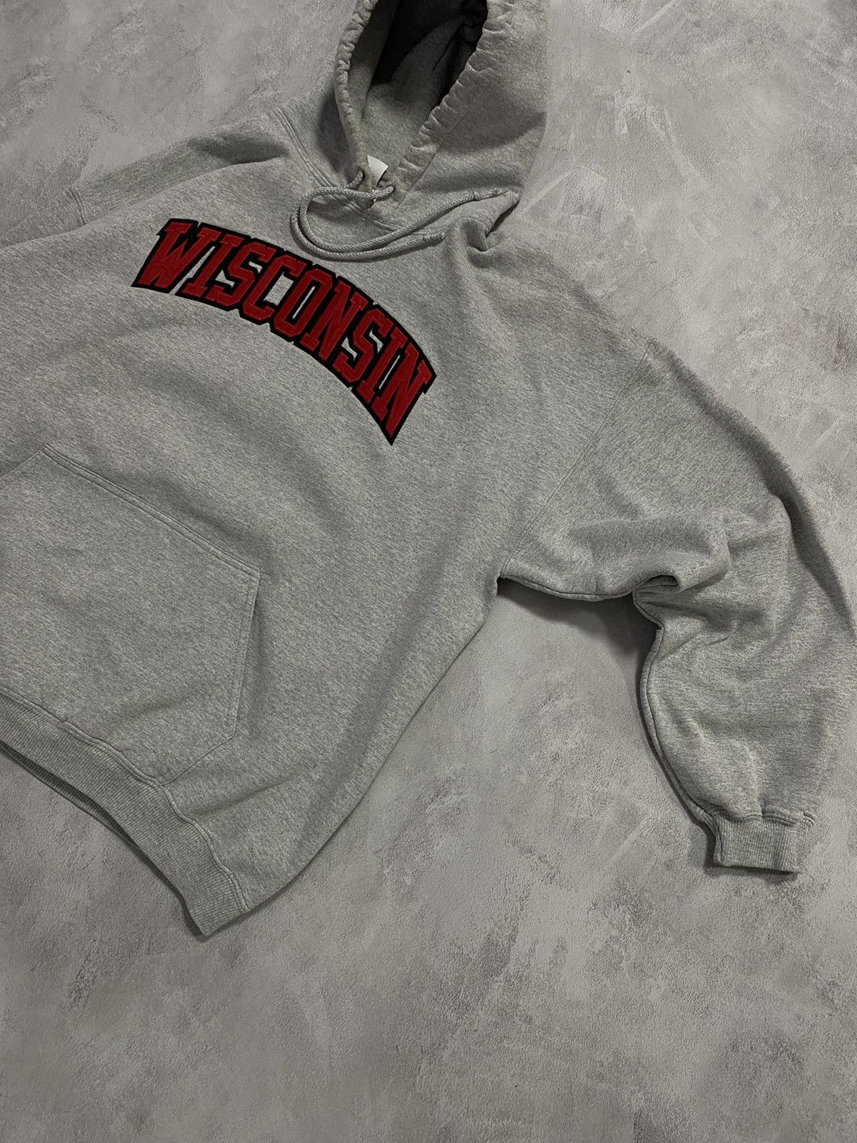 Other 📦 Vintage 90s Hoodie Wisconsin Track OVERSIZED YEEZY STYLE Size US XL / EU 56 / 4 - 4 Thumbnail
