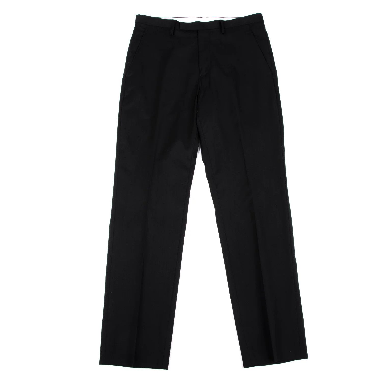 Jean Paul Gaultier Wool Blend Tapered Pants in Black, Size 48 Size US 32 / EU 48 - 1 Thumbnail
