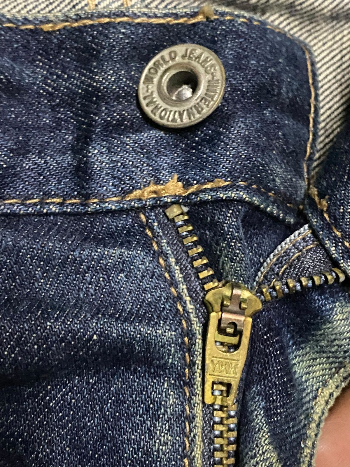 Men's Wearhouse Vintage Unique Clothing Warehouse Mud Wash Loose Jeans Size US 33 - 10 Thumbnail