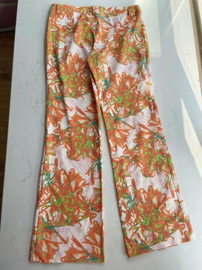 Issey Miyake ISSEY MIYAKE size l Main Line Japanese Flower Pants 2504-N Size US 30 / EU 46 - 2 Thumbnail